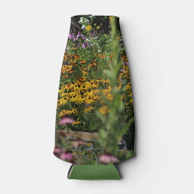 Enfriador De Botellas El banco en los jardines de tiendas (Anverso)