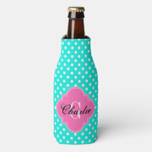 Enfriador De Botellas El blanco brillante de la aguamarina puntea la