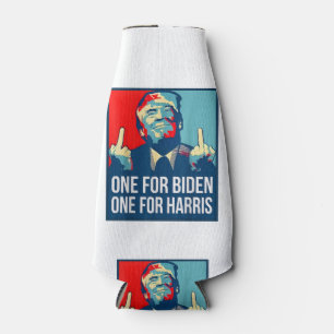 Enfriador De Botellas El dedo medio de Donald Trump, Biden Harris Americ