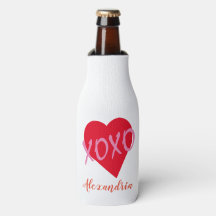 El día de San Valentín Besos de Corazón Rosa Abraz