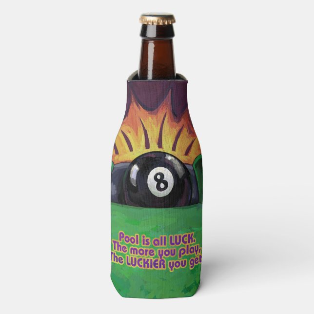 Enfriador De Botellas El estanque es la suerte (Frente de la botella)