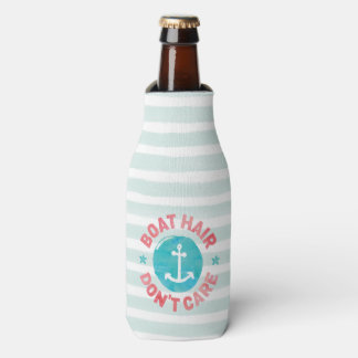 Enfriador De Botellas "El pelo del barco no importa" (personalizado)