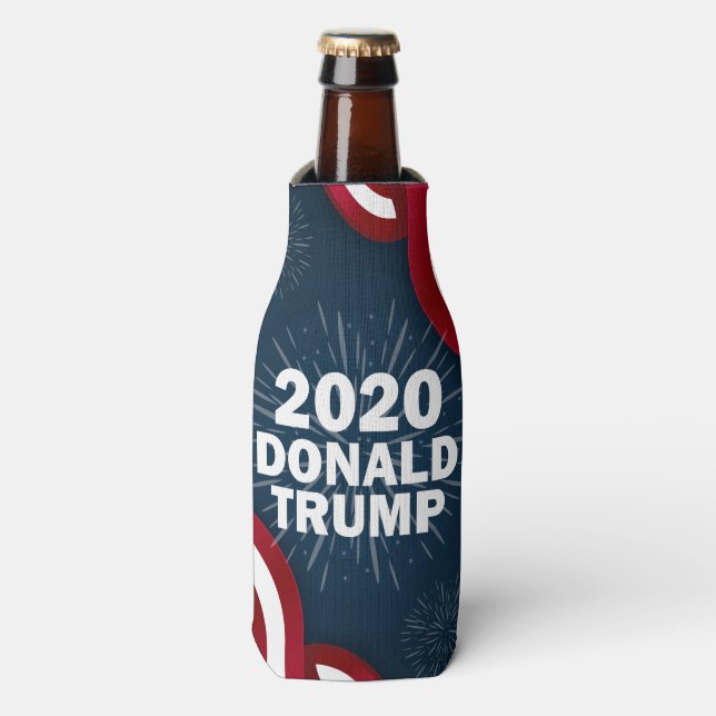 Enfriador De Botellas Elecciones Trump 2020 (Frente de la botella)