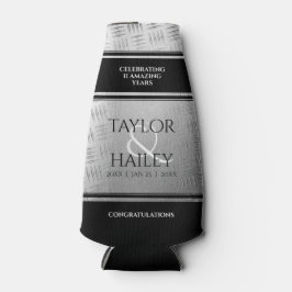 Enfriador De Botellas Elegante 11ª celebración del Aniversario del Boda 