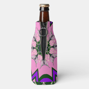 Enfriador De Botellas Elegante Bloom Monográfico: Hermoso Motif Personal