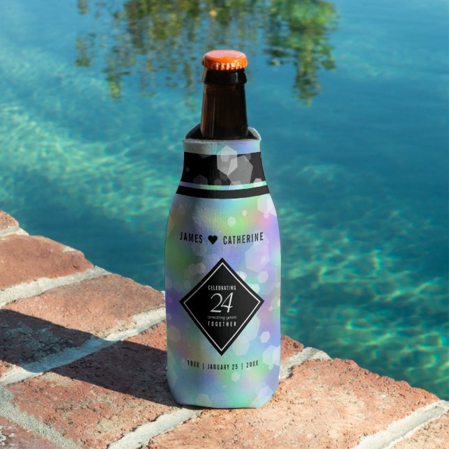 Enfriador De Botellas Elegante celebración del 24° Aniversario del Boda  (Piscina in situ)