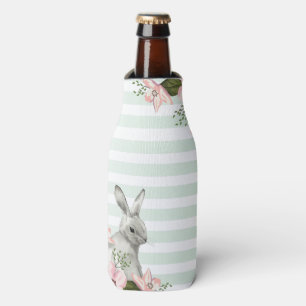 Enfriador De Botellas Elegante diseño de rayas Bunny