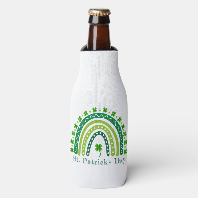 Enfriador De Botellas Elegante Fiesta de San Patricio (Frente de la botella)
