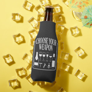Enfriador De Botellas Elija su arma divertida Wine Lover Drinker