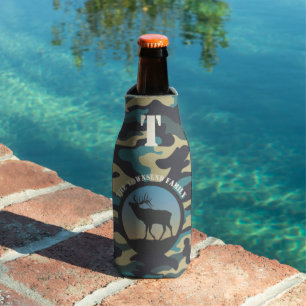 Enfriador De Botellas Elk y Camo Blue