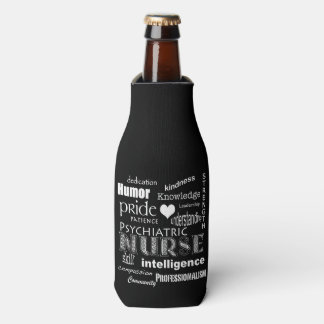 Enfriador De Botellas Enfermera psiquiátrica - Diseño de textos para pre