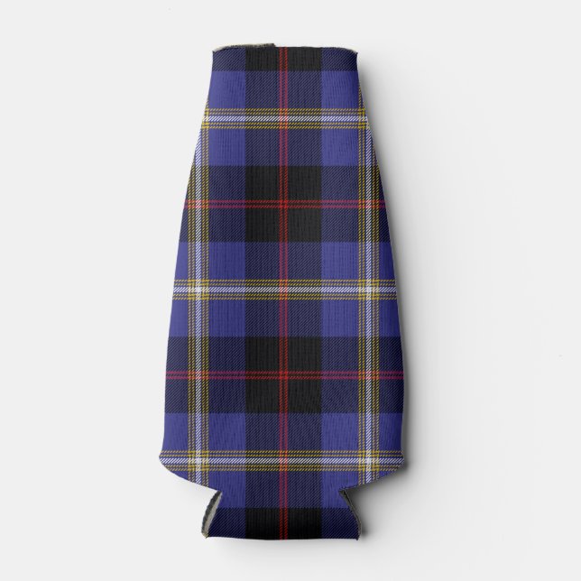 Enfriador De Botellas Escocia Clan Hill Tartan Plaid (Anverso)