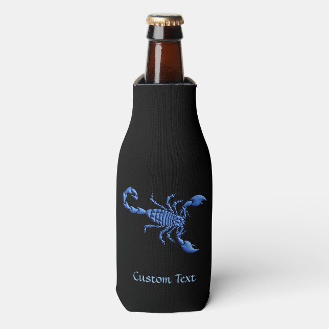 Enfriador De Botellas Escorpión azul (Frente de la botella)