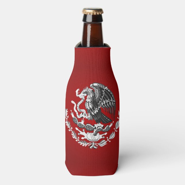 Enfriador De Botellas Escudo de armas de México (Frente de la botella)