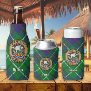 Enfriador De Botellas Escudo de armas del Clan Duncan sobre tartán