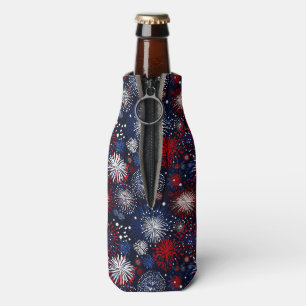Enfriador De Botellas Espectáculo patriótico de fuegos artificiales