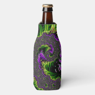 Enfriador De Botellas Espiral morada y verde