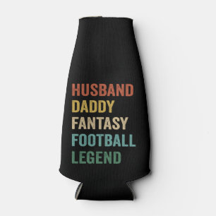 Enfriador De Botellas Esposo Papi Fantasy Leyenda de fútbol Vintage