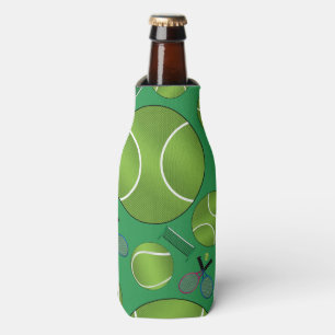 Enfriador De Botellas Estafas y redes verdes de las pelotas de tenis
