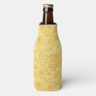 Enfriador De Botellas Estampado de flores del verano en colores