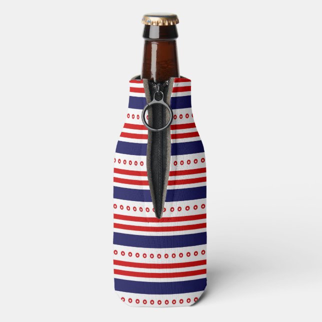 Enfriador De Botellas Estrellas y rayas (Reverso de la botella)