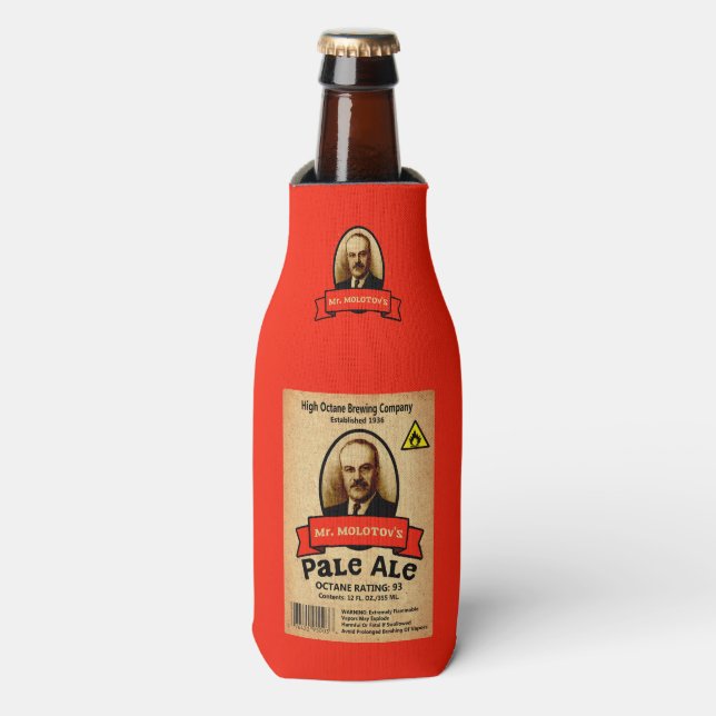Enfriador De Botellas Etiqueta Pale Ale de Molotov (Frente de la botella)
