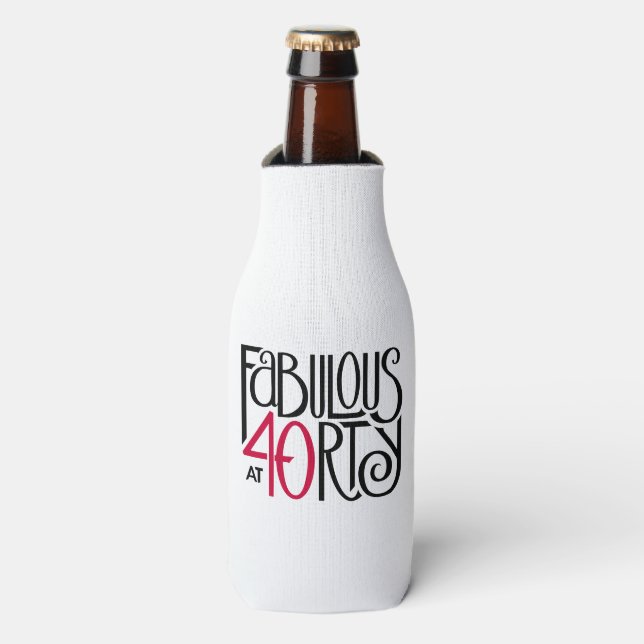 Enfriador De Botellas Fabuloso con 40 rojos (Frente de la botella)