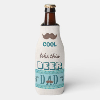 Enfriador De Botellas Famoso Mustache el día del padre mejor papa más fr
