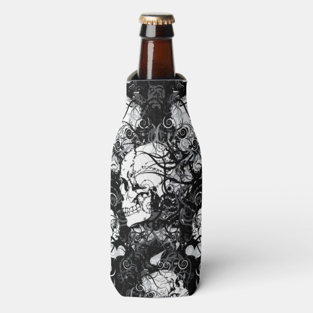 Enfriador De Botellas Fantasía Skulls (Frente de la botella)