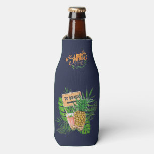 Enfriador De Botellas Favor para invitado de fiesta de cumpleaños Luau d