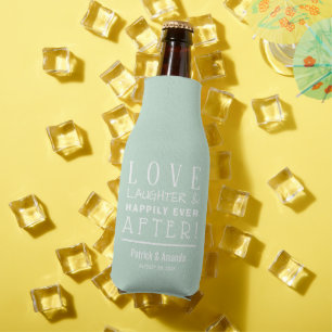 Enfriador De Botellas Felices para Siempre Boda MINT