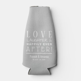 Enfriador De Botellas Felices para Siempre BODA PLATA