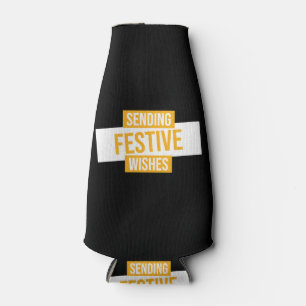 Enfriador De Botellas Feliz año nuevo 2024 - envío de deseos festivos