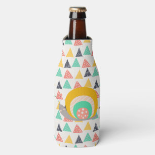Enfriador De Botellas Feliz caracol en Triángulos