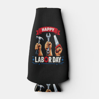 Enfriador De Botellas Feliz día del trabajo
