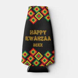 Enfriador De Botellas Feliz Refrigerador de bebidas KWANZAA