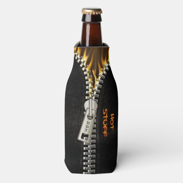 Enfriador De Botellas Fiery Zipper (Frente de la botella)
