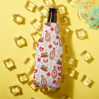 Enfriador De Botellas Fiesta acogedor del Día de Canadá