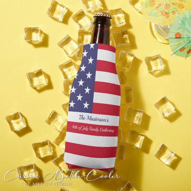 Enfriador De Botellas Fiesta de barbacoa de la bandera estadounidense mo (Subido por el creador)