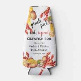 Enfriador De Botellas Fiesta de compromiso de verano para parejas con he