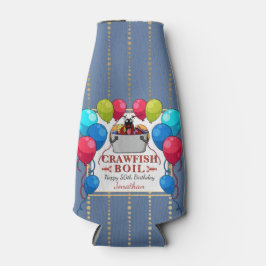 Enfriador De Botellas Fiesta de mariscos de cumpleaños