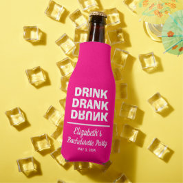 Enfriador De Botellas Fiesta de Soltera con Bebida Personalizada Bebida