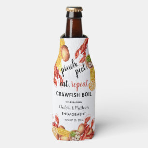 Enfriador De Botellas Fiesta de Verano de Parejas con Hervido de Cangrej