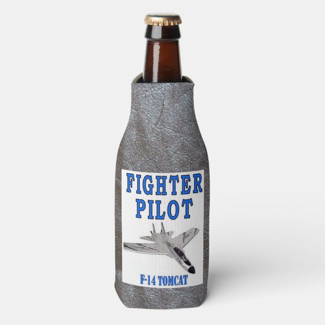 ENFRIADOR DE BOTELLAS FIGHTER PILOT F-14 TOMCAT (Frente de la botella)