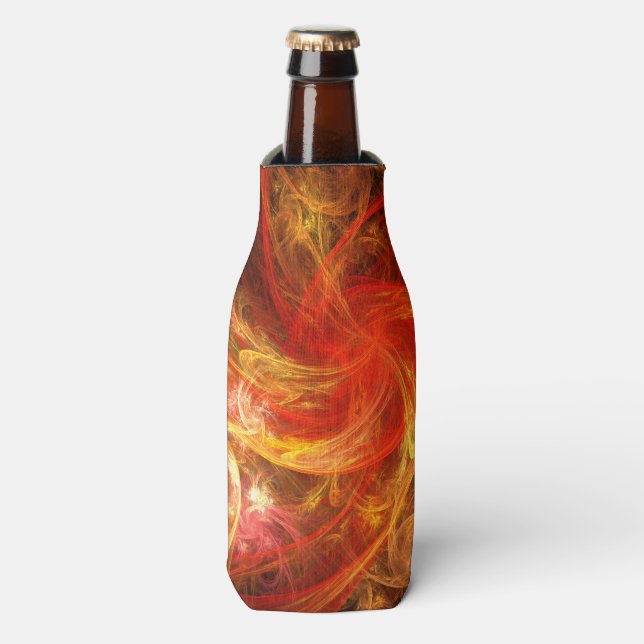 Enfriador De Botellas Firestorm Nova Resumen Arte (Frente de la botella)