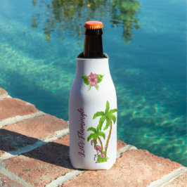 Enfriador De Botellas Flamencos y frascos tropicales