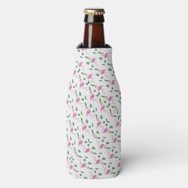 Enfriador De Botellas Flamingos (Frente de la botella)