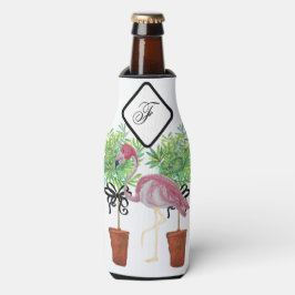 Enfriador De Botellas Flamingos rosa pálido Flamingo Puede Refrigerar Fr