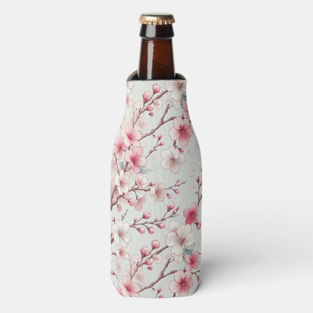 Enfriador De Botellas Flor de Cerezo (Frente de la botella)