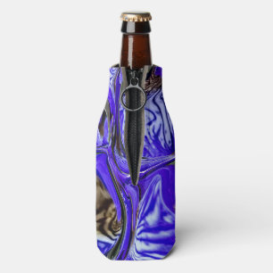 Enfriador De Botellas Flor de iris púrpura
